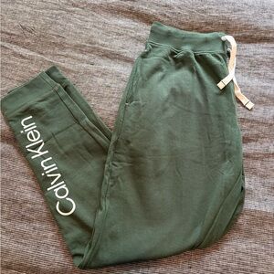 Calvin Klein Forest Green Sweatpants